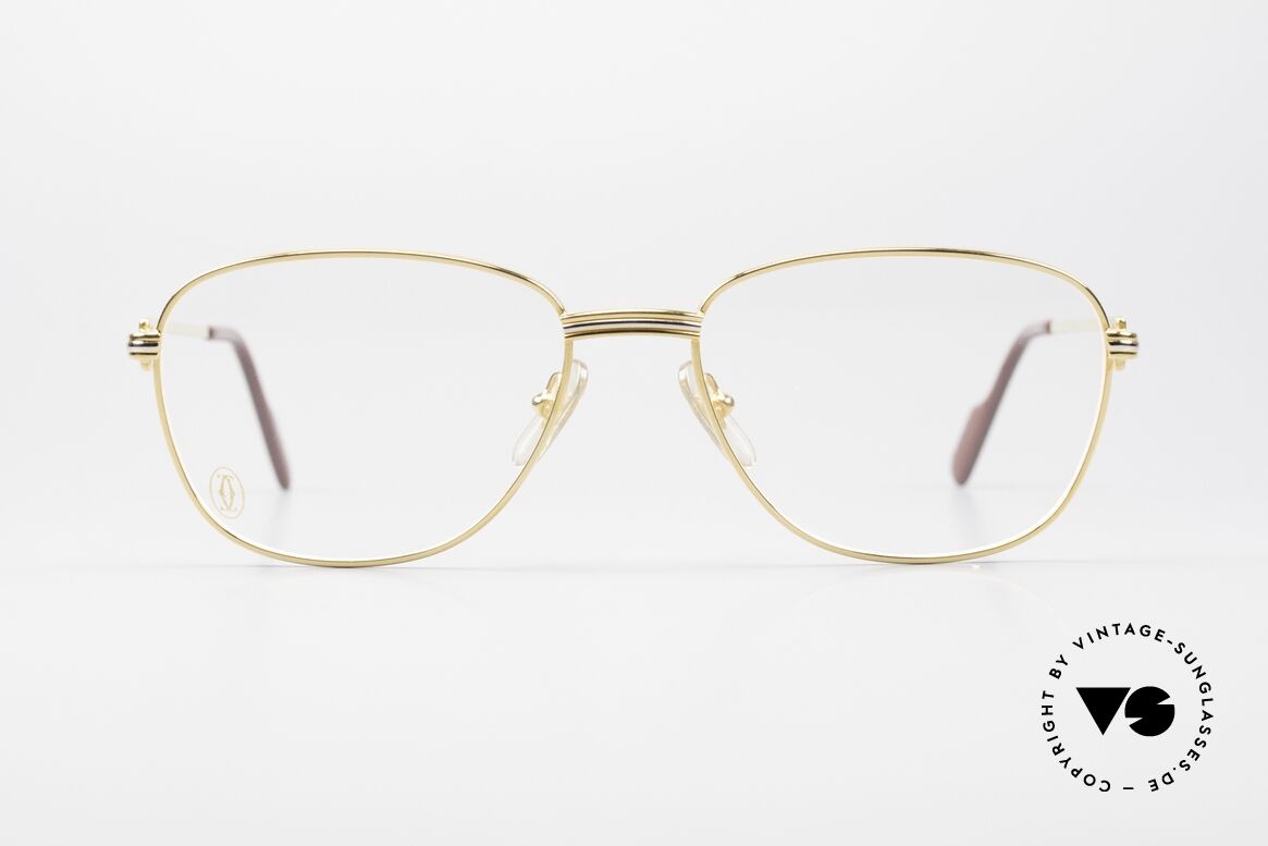 Cartier Courcelles 90er Luxus Vintagebrille Large, ein vintage Original in scheinbar zeitlosem Design, Passend für Herren