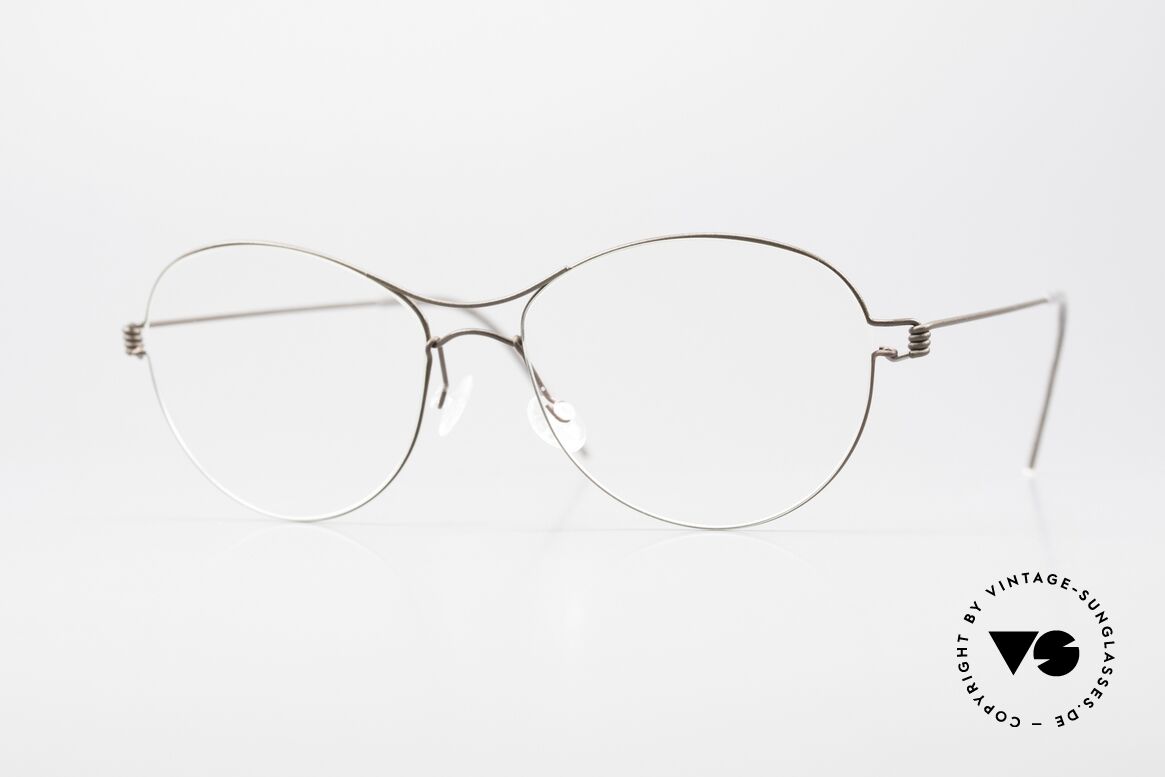 Lindberg Marlene Air Titan Rim Damenbrille Aus Titanium, LINDBERG Air Titanium Rim Brille in Größe 53-16, 135, Passend für Damen
