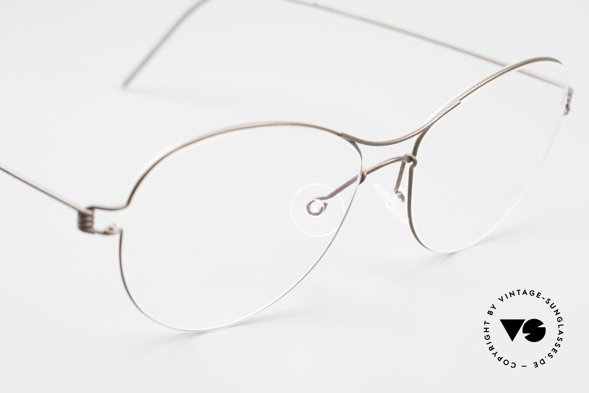 Lindberg Marlene Air Titan Rim Damenbrille Aus Titanium, ungetragenes Designerstück mit original Lindberg Etui!, Passend für Damen