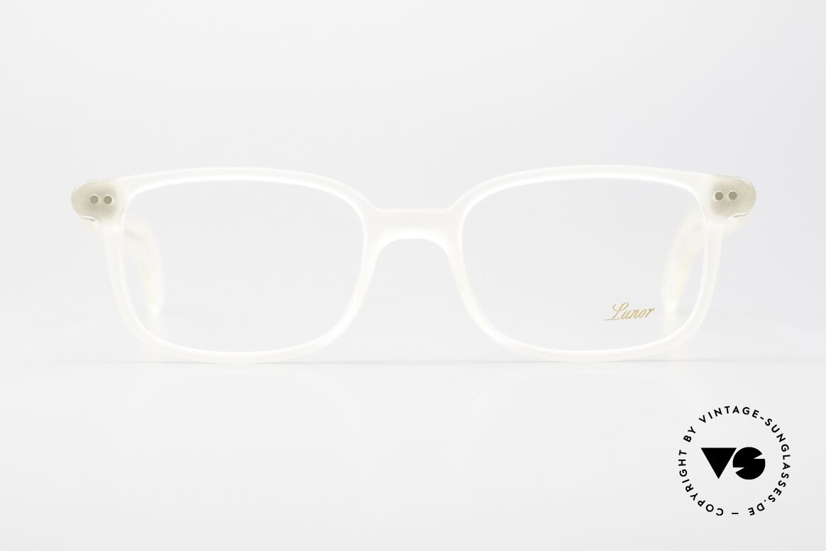 Lunor A6 245 Markante Designerbrille Azetat, markante Designerbrille aus der Lunor A6 Kollektion, Passend für Herren und Damen