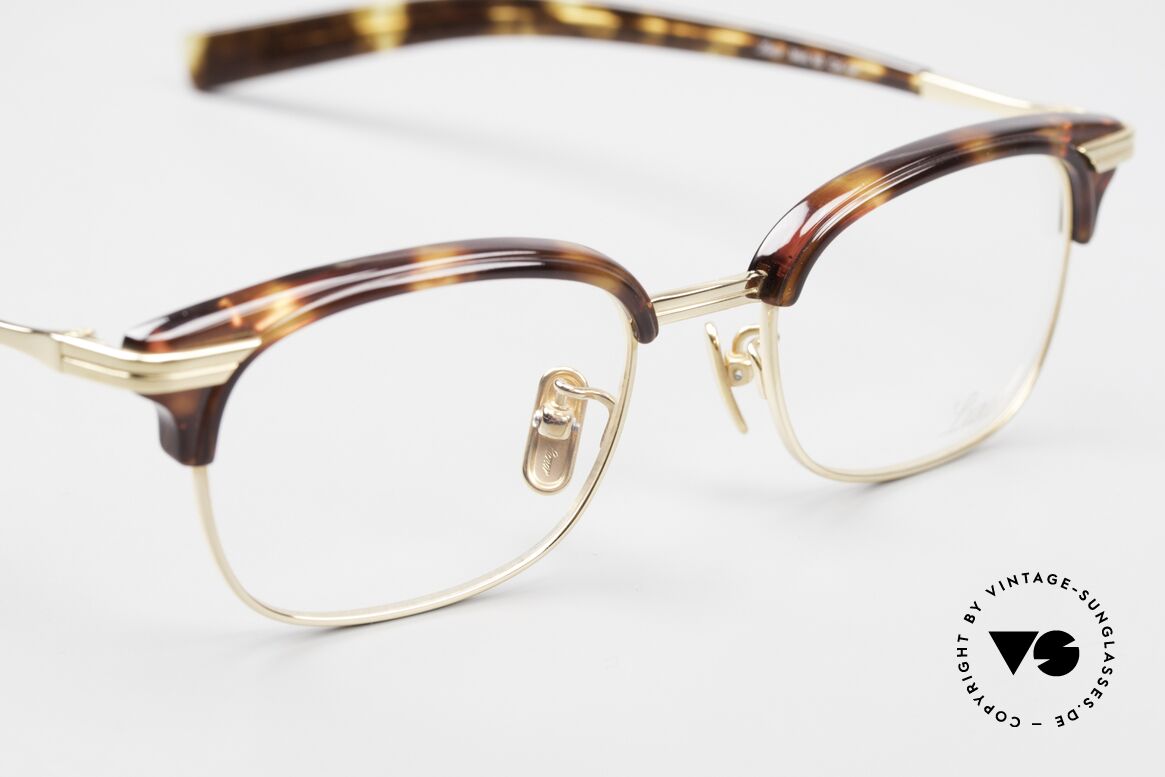 Lunor Combi 95 Kombi Titanbrille Vergoldet GP, ungetragen (wie alle unsere LUNOR Luxusbrillen!), Passend für Herren und Damen