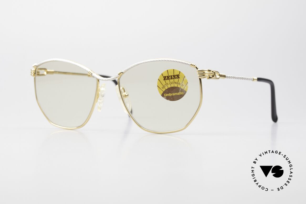 Fred Cythere Mit Zeiss Umbramatic Gläsern, vintage 1990er Fred Luxus-Sonnenbrille für Damen, Passend für Damen