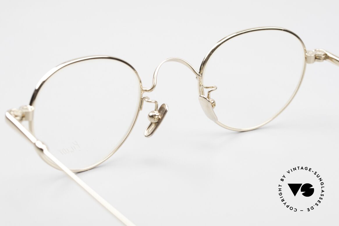 Lunor V 107 Runde Brille Panto Bicolor BC, Größe: medium, Passend für Herren und Damen