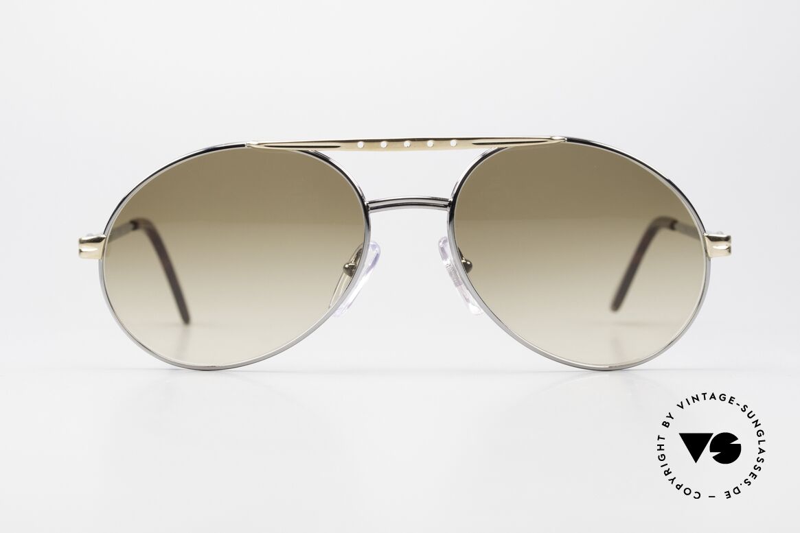 Bugatti 02926 Herren Sonnenbrille 80er Large, sehr elegante Bugatti Herren Designer-Sonnenbrille, Passend für Herren