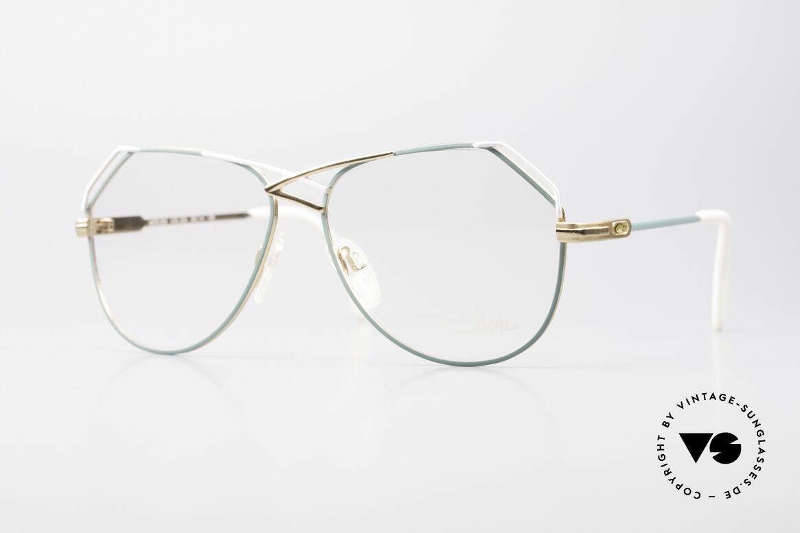 Cazal 229 West Germany Vintage Brille, extravagantes CAZAL Design aus den 1980ern, Passend für Herren und Damen