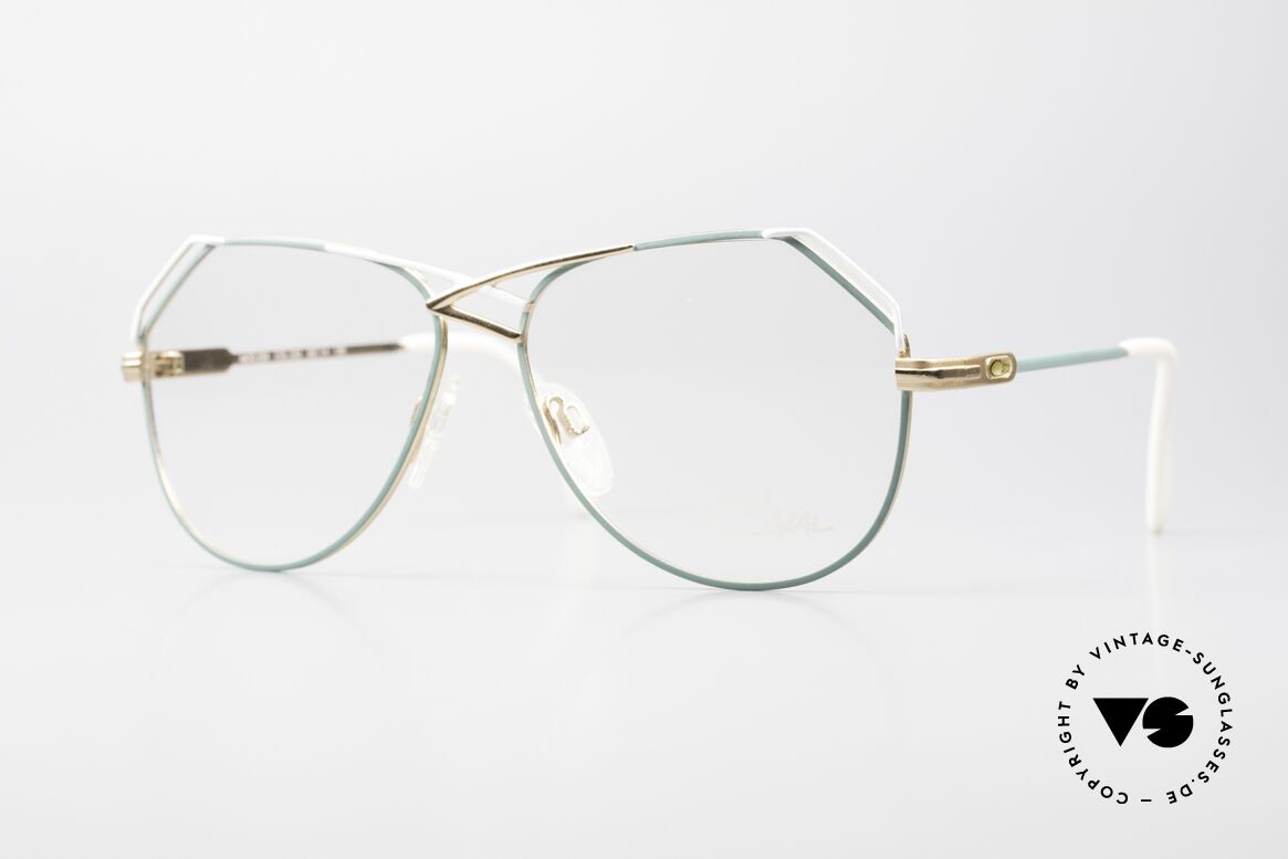 Cazal 229 West Germany Vintage Brille, extravagantes CAZAL Design aus den 1980ern, Passend für Damen