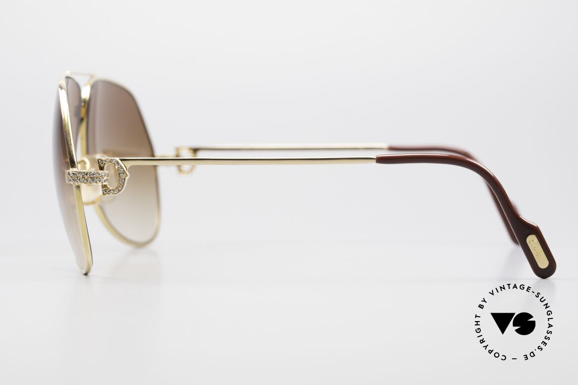 Cartier Grand Pavage Juwelen Sonnenbrille 18kt Gold, gab's damals nur auf Anfrage und Vorkasse bei CARTIER, Passend für Herren