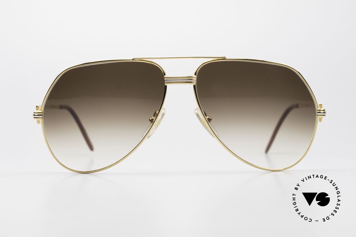 Cartier Vendome LC - L Rare 80er Luxus Sonnenbrille, wurde 1983 veröffentlicht & dann bis 1997 produziert, Passend für Herren