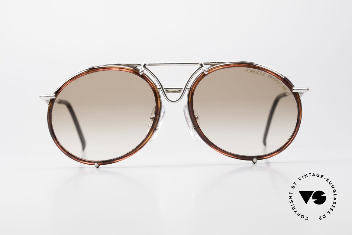 Porsche 5661 Echte 90er Sonnenbrille Rund, Modell 5661 in SMALL Ausführung (Größe 52-16, 135), Passend für Herren und Damen