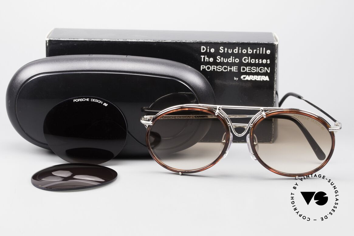 Porsche 5661 Echte 90er Sonnenbrille Rund, KEINE Retrobrille, sondern das alte Original von 1992, Passend für Herren und Damen