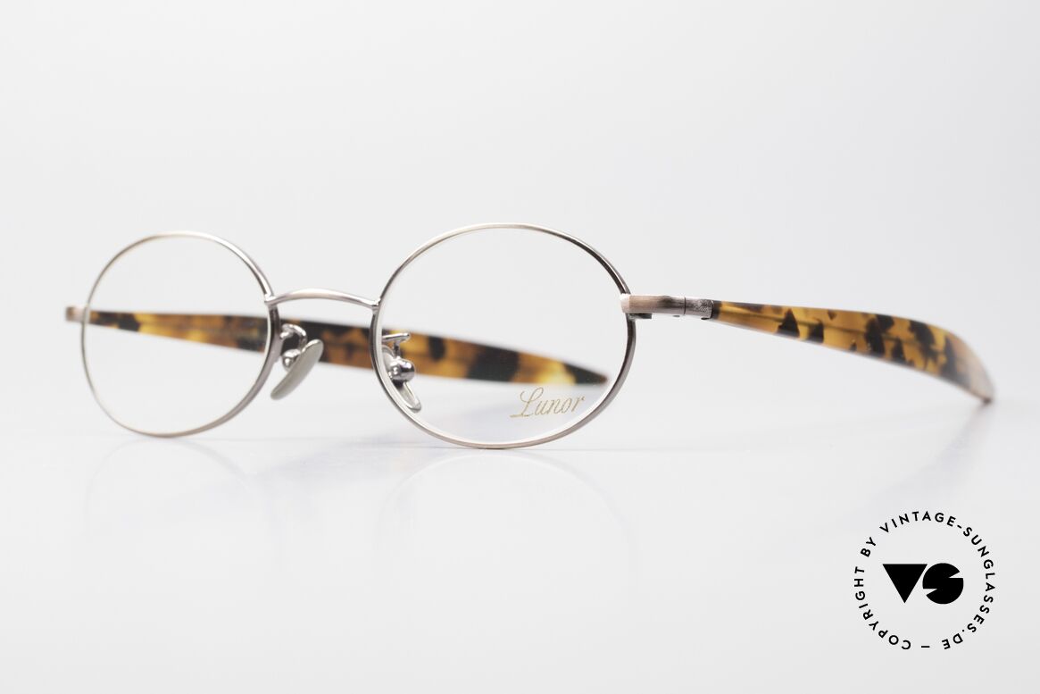 Lunor Cigar 532 AC Antik Kupfer Brille Oval Unisex, Scheibenbreite: 44mm, Höhe = 32mm und Steg 19mm, Passend für Herren und Damen