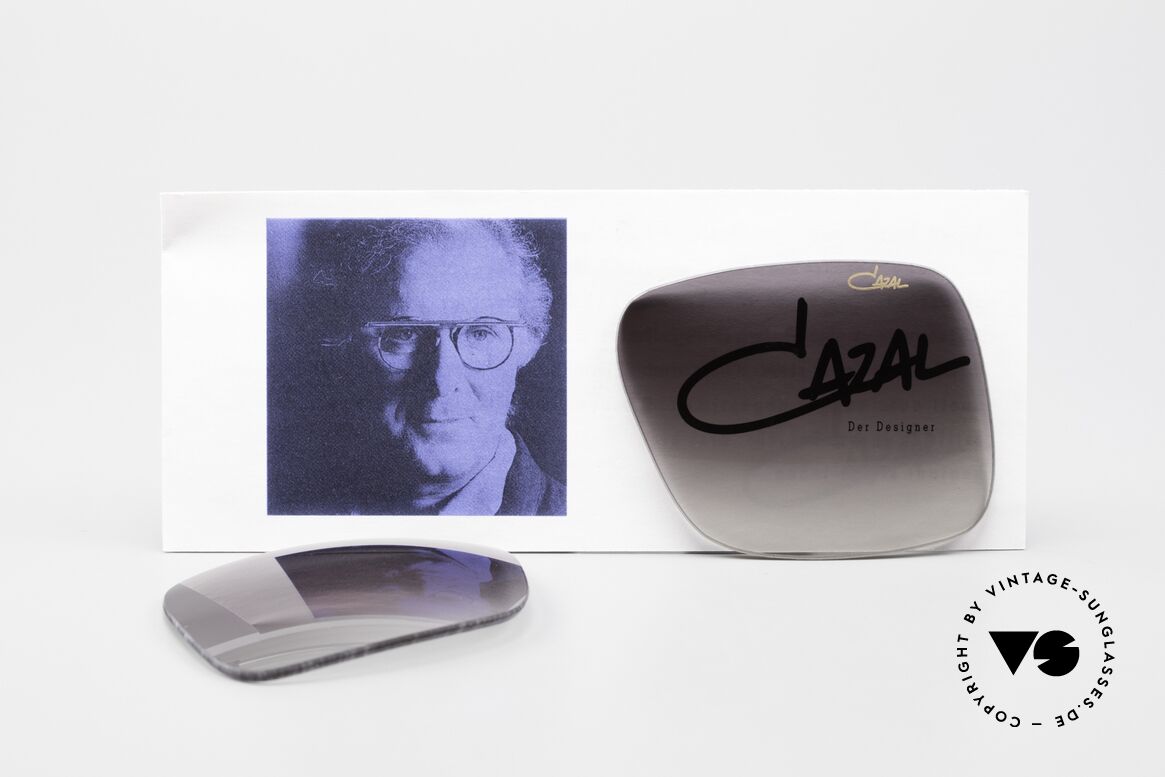 Cazal 607 Lens Sonnengläser Mit Cari Booklet, Sonnengläser für die legendäre Cazal 607 Brille, Passend für Herren