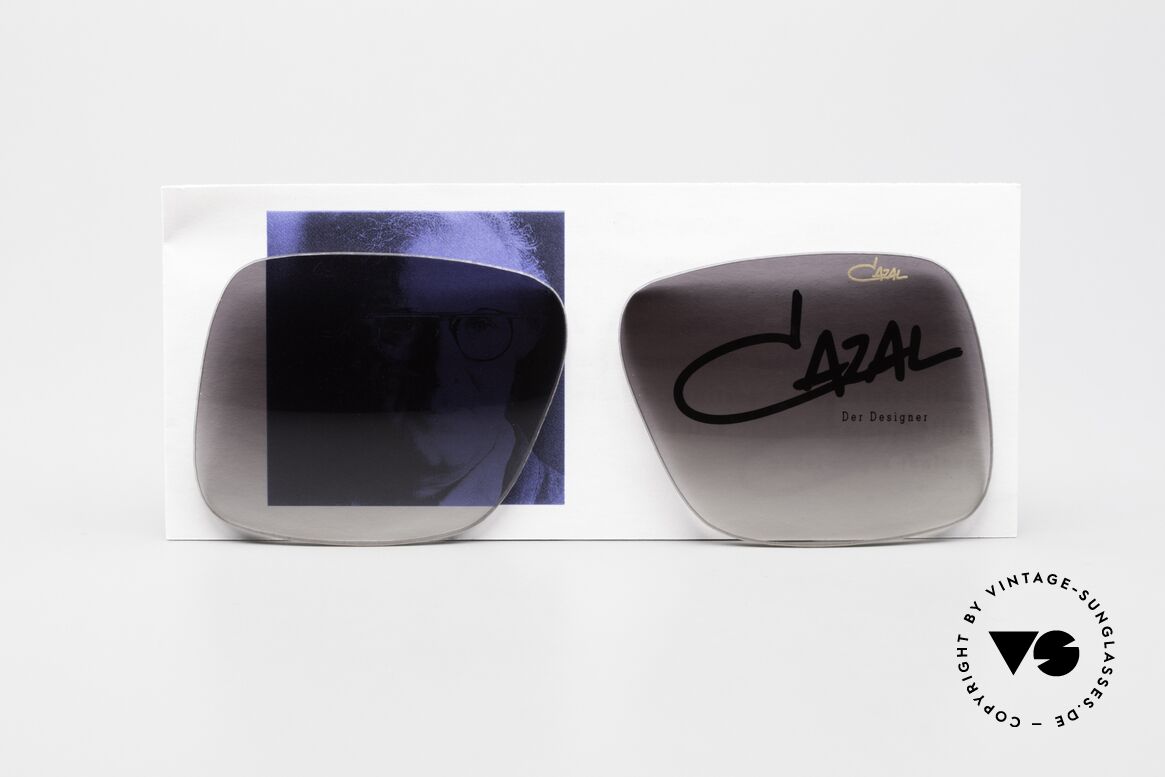Cazal 607 Lens Sonnengläser Mit Cari Booklet, 56mm Größe = passend für die neue 607 Legends, Passend für Herren