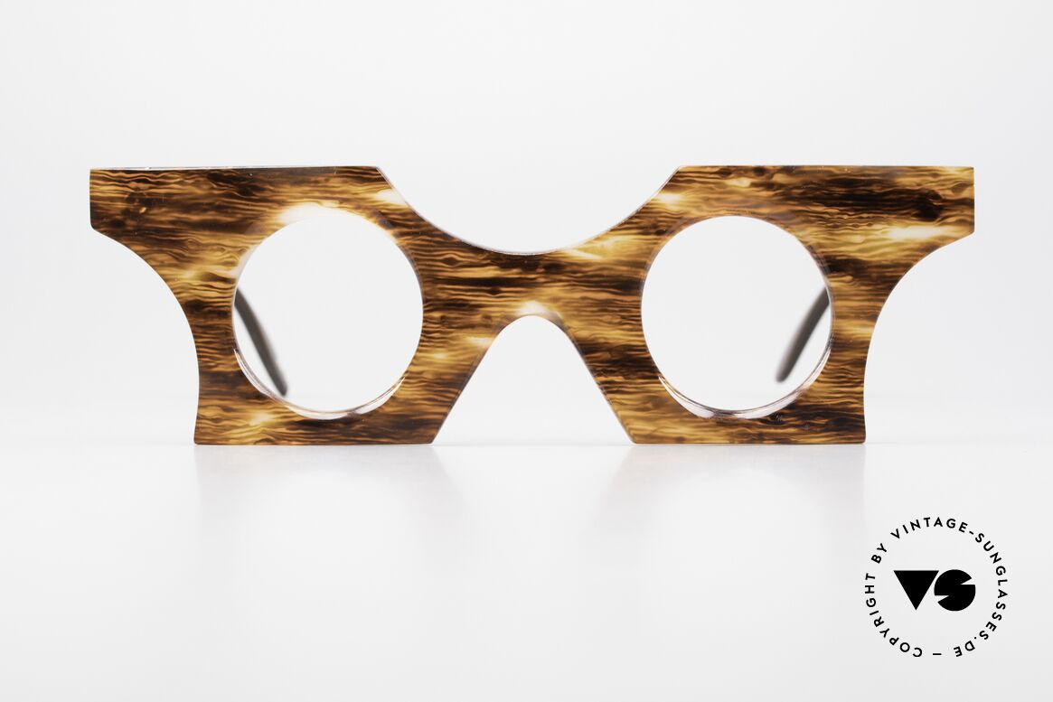 Prototype Design Study 70er Brillendesign Studie Unikat, unvollendet = die Fasssung ist NICHT VERGLASBAR!, Passend für Damen