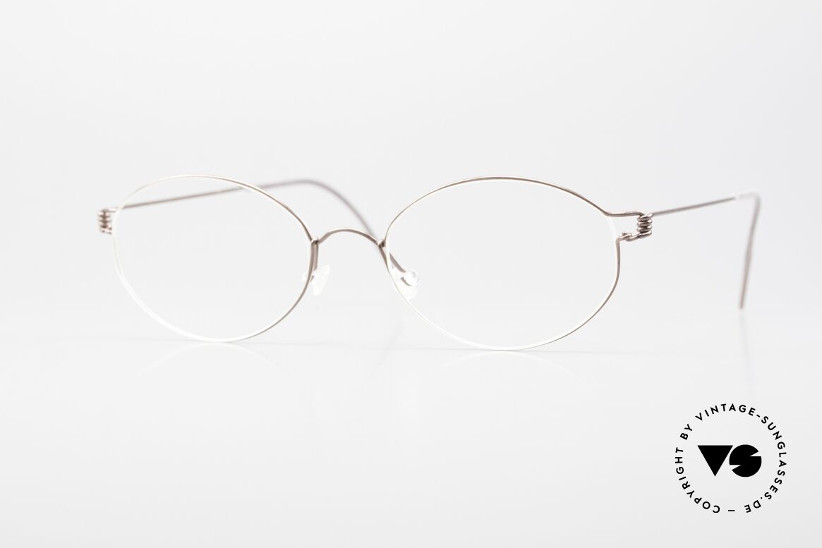 Lindberg Fila Air Titan Rim Ovale Titanium Brille Damen, LINDBERG Air Titanium Damenbrille; Größe 50-18, 135, Passend für Damen