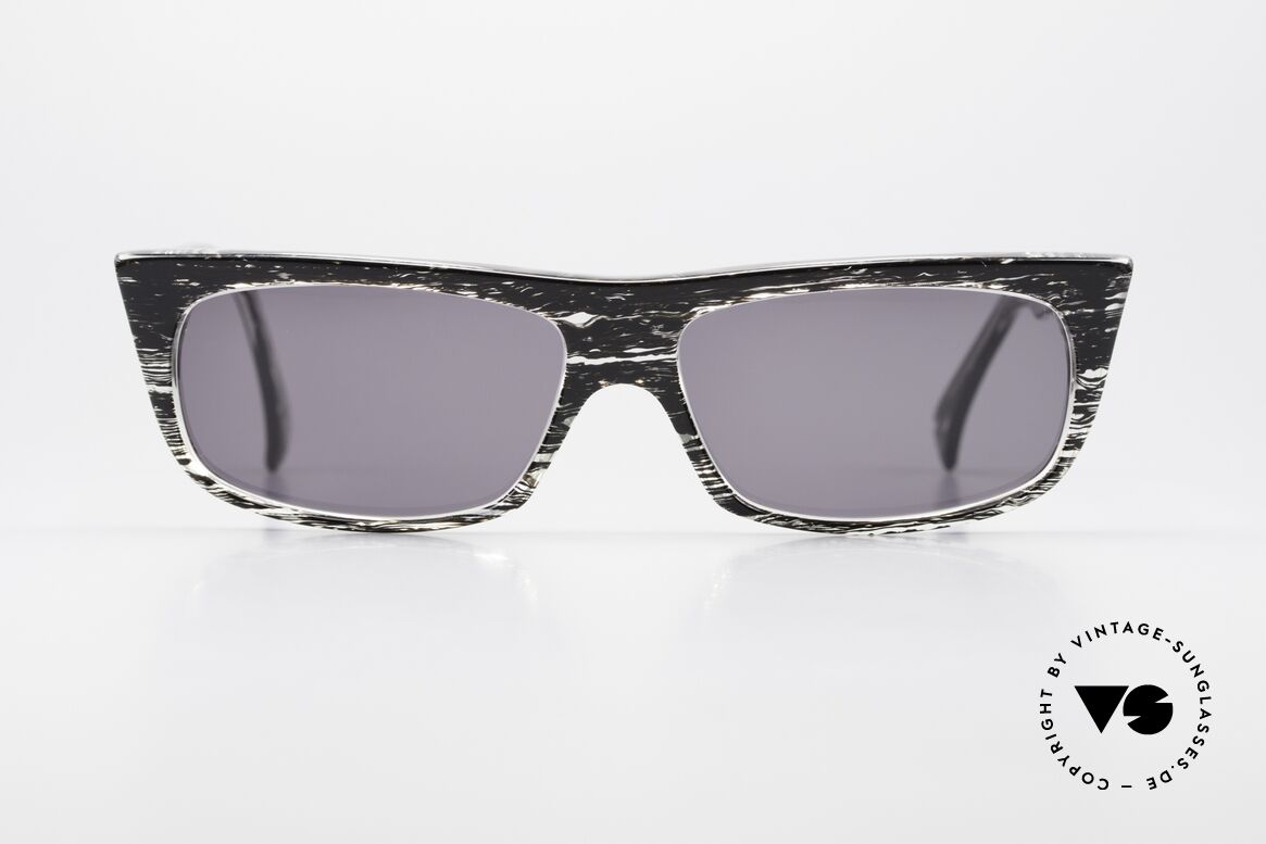 Alain Mikli 0108 / 295 Designer Sonnenbrille 1980er, alte original Alain Mikli Paris Sonnenbrille von 1989, Passend für Herren und Damen