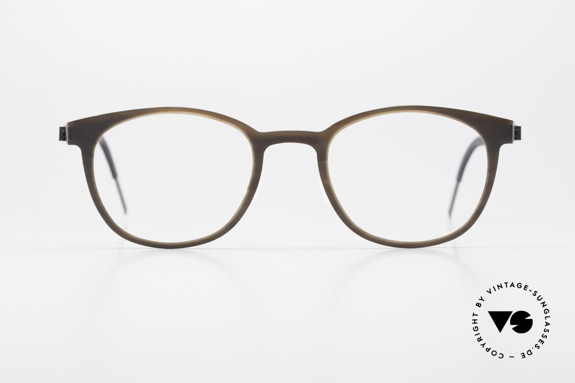 Lindberg Horn 1818 Büffelhorn Titanium Fassung, LINDBERG 1818 Horn / Titan Brille in Größe 50-21, 135, Passend für Herren