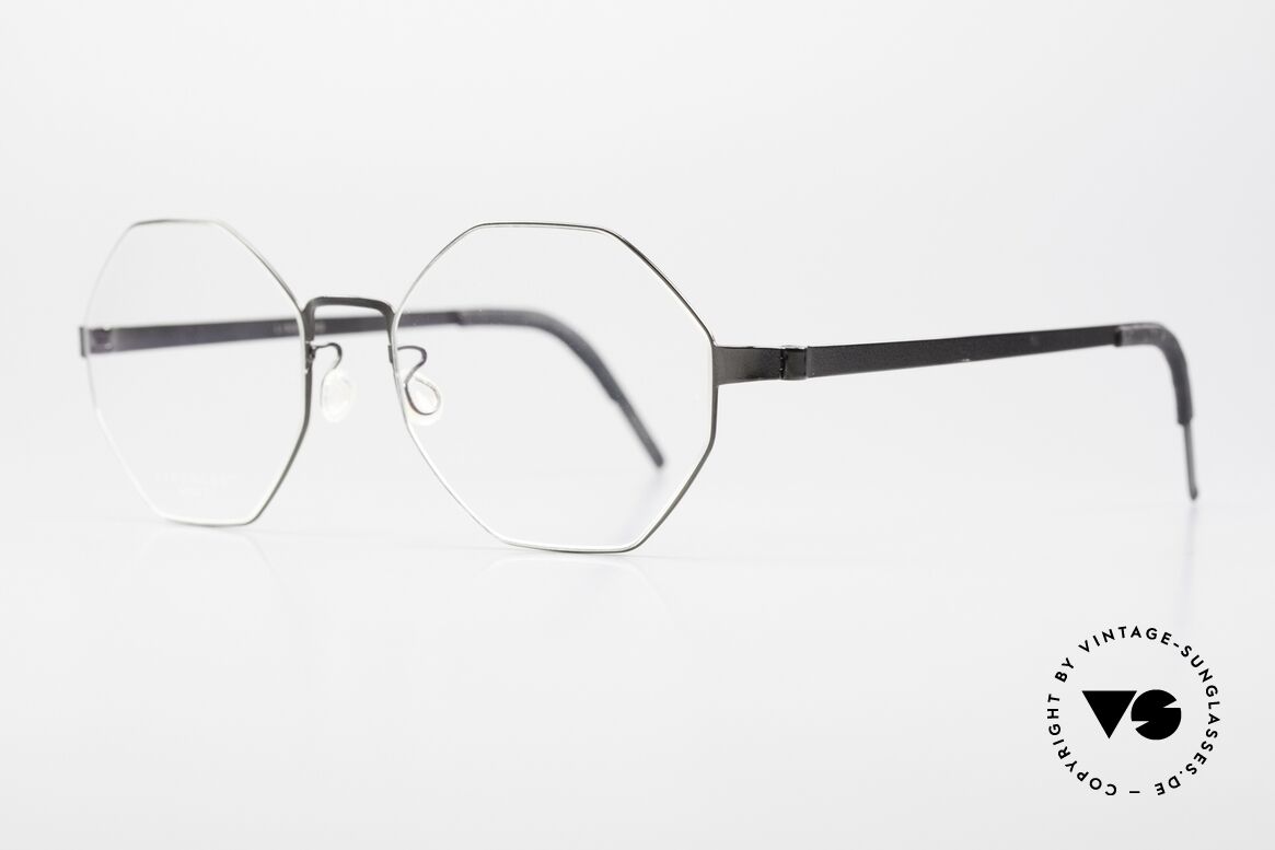 Lindberg 9609 Strip Titanium Damenbrille Herrenbrille 8eck, federleicht und dennoch sehr stabil und sehr langlebig, Passend für Herren und Damen
