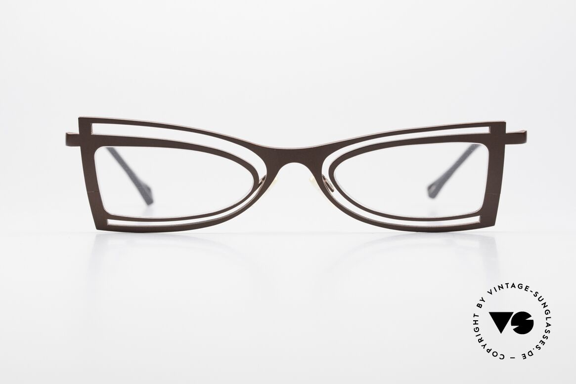 Theo Belgium Eye-Witness KC Damen Designerbrille Titan, entzückende Brille der Theo Belgium Eye Witness Serie, Passend für Damen