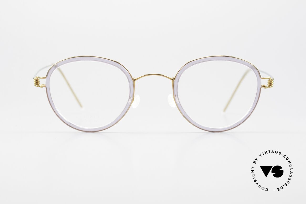 Lindberg Jackie 42 Air Titan Rim Damenbrille Panto Stil Small, Damenbrille der LINDBERG Air Titanium Rim Kollektion, Passend für Damen