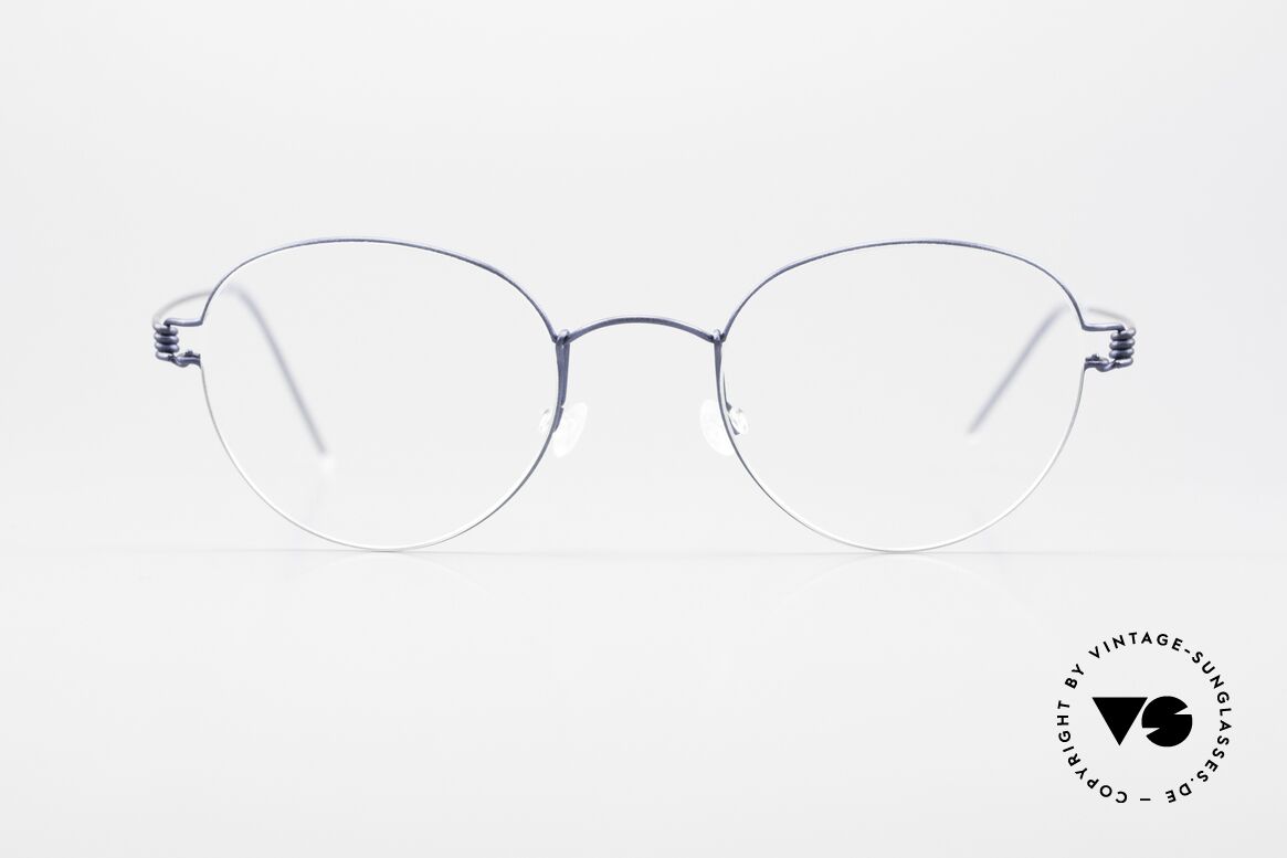 Lindberg Bo Air Titan Rim Kleine Pantobrille Titanium, kleine Panto-Brille von LINDBERG Air Titanium Rim, Passend für Herren und Damen