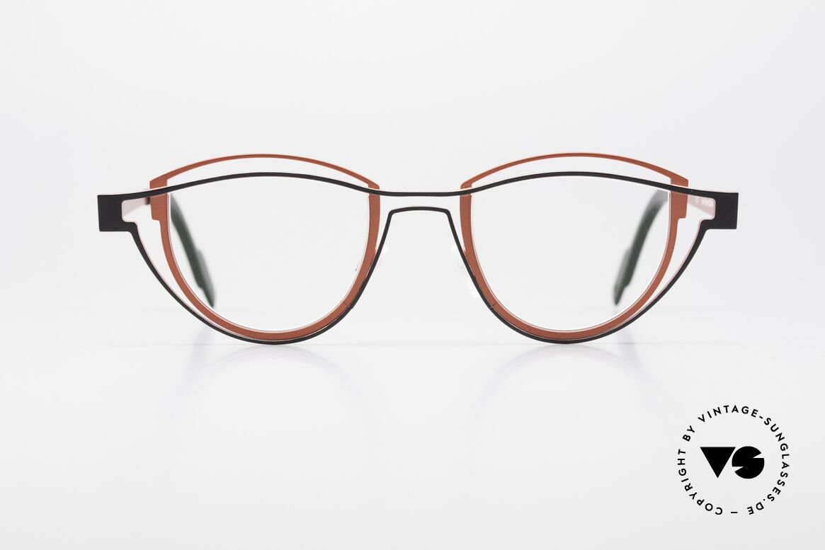 Theo Belgium Shape Designerbrille Damen Panto Stil, Theo Damenbrille aus der "Outlines" Kollektion, Passend für Damen