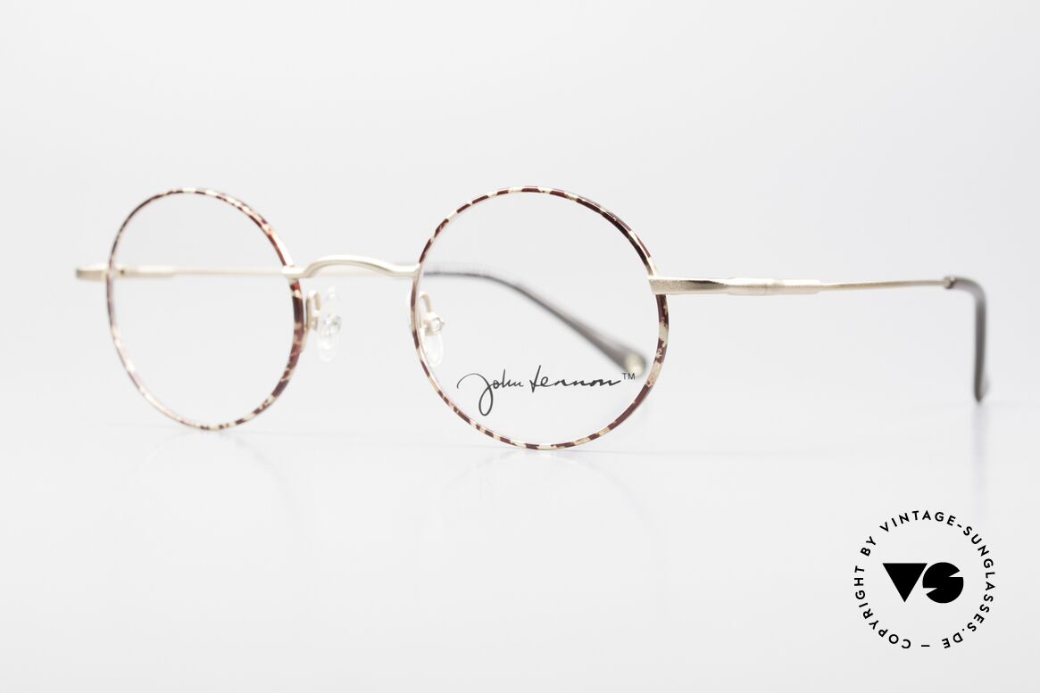 John Lennon JO01 Damenbrille Herrenbrille Rund, in Anlehnung an die alten Brillen v. John Lennon, Passend für Herren und Damen