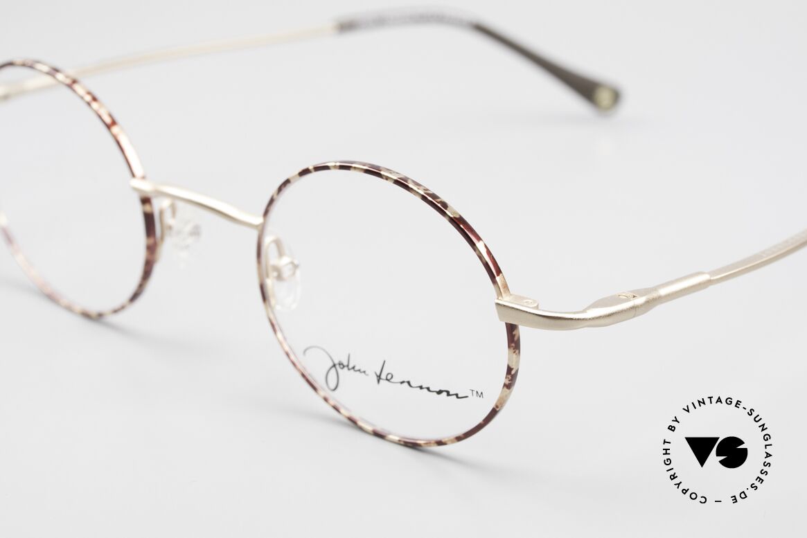 John Lennon JO01 Damenbrille Herrenbrille Rund, aktuelle Reproduktion und Yoko Ono Trademark, Passend für Herren und Damen