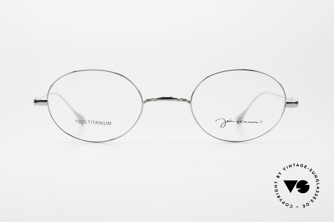 John Lennon JO88 Ovale Brille Titaniumfassung, John Lennon Brille, Mod. JO88, Größe 47/22, 145, Passend für Herren und Damen