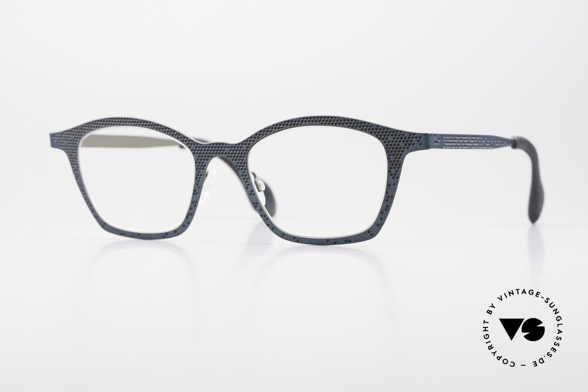 Theo Belgium Mille 62 Gepunktetes Rahmenmuster, sehr edle Designerbrille von Theo in Größe 48-20, Passend für Herren und Damen