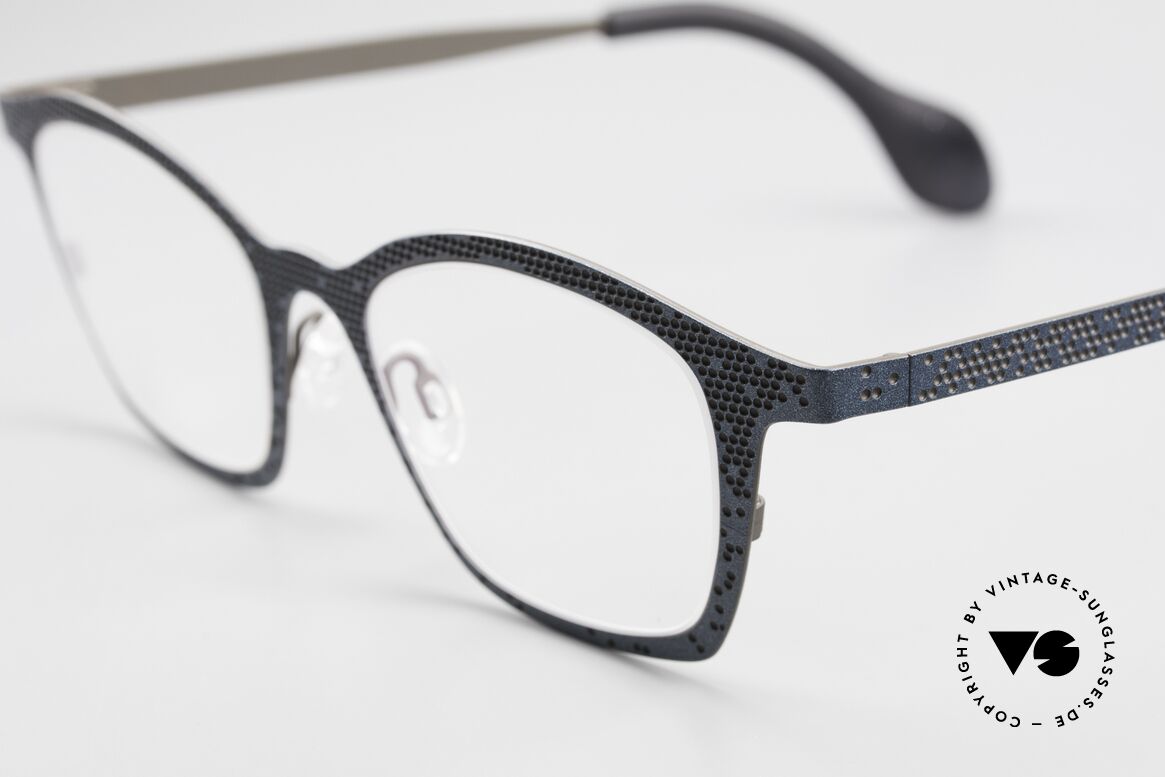 Theo Belgium Mille 62 Gepunktetes Rahmenmuster, das gepunktete Muster macht die Brille lebendig, Passend für Herren und Damen