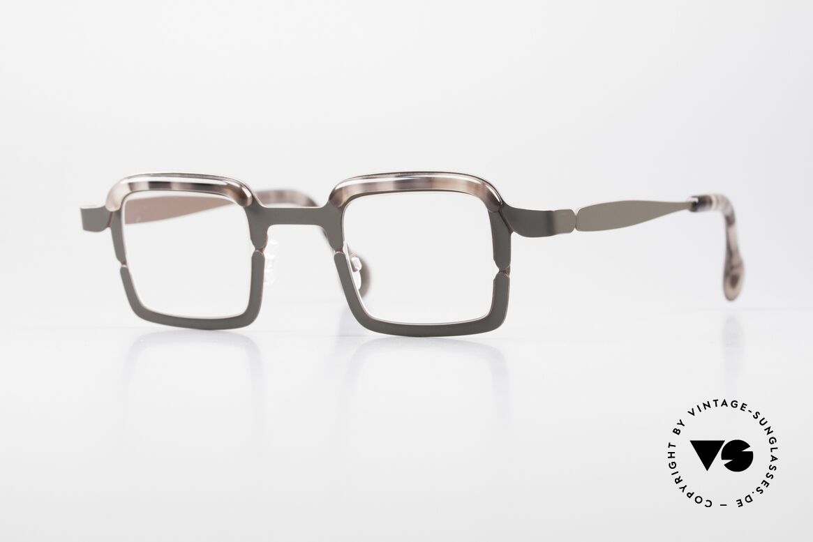 Theo Belgium Throwie Damenbrille Herrenbrille Eckig, Theo Belgium Brille, Modell Throwie, color 364, Passend für Herren und Damen