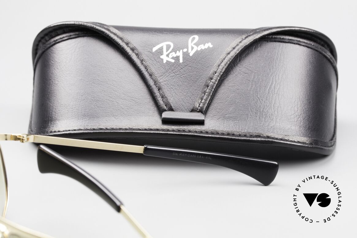 Ray Ban Olympian I DLX Easy Rider Brille Anfertigung, inklusive Etui und der alten orig. B&L Sonnengläser, Passend für Herren