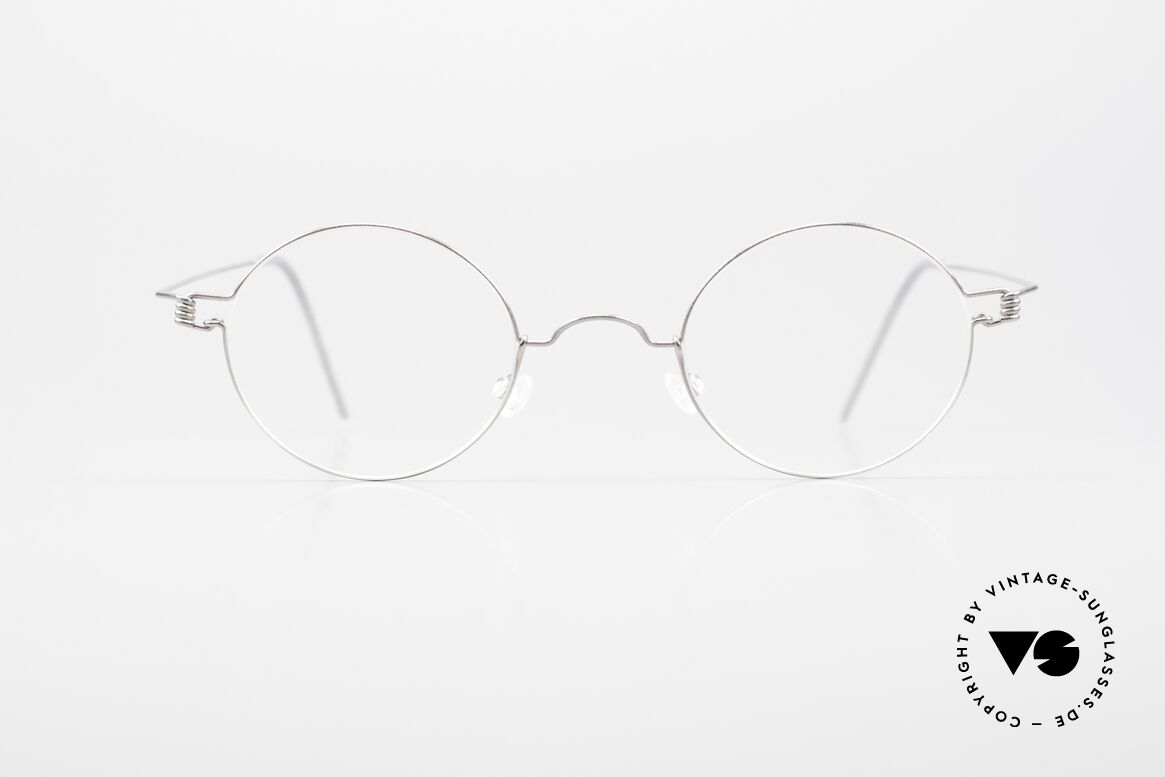 Lindberg Corona Air Titan Rim Runde Titanium Brille Unisex, LINDBERG Air Titanium Rim Brille in Größe 42-24, 145, Passend für Herren und Damen