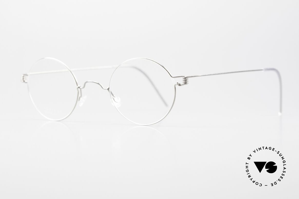 Lindberg Corona Air Titan Rim Runde Titanium Brille Unisex, so zeitlos, stilvoll und innovativ = Prädikat "VINTAGE", Passend für Herren und Damen