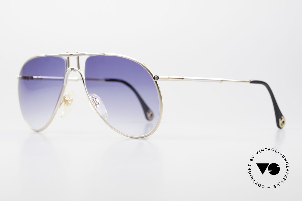 Aigner EA4 Luxus Aviator Sonnenbrille 80er, wahre Gentleman-Sonnenbrille; kostbar und selten!, Passend für Herren