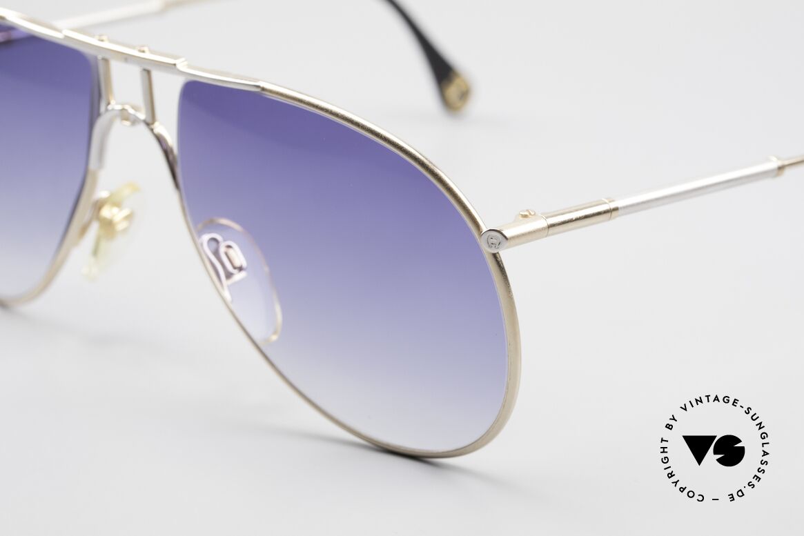 Aigner EA4 Luxus Aviator Sonnenbrille 80er, zudem absolute Top-Qualität und mit Seriennummer, Passend für Herren