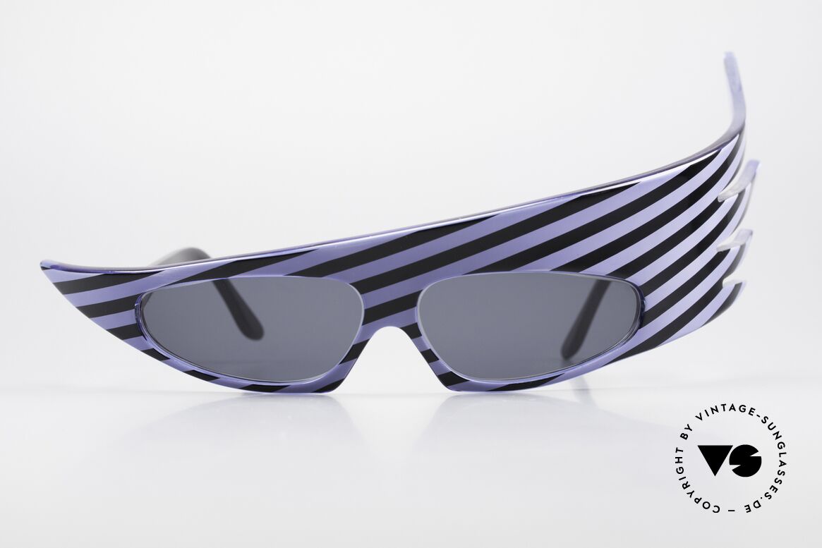 Alain Mikli 054104 PLUME Haute Couture Elton John, grandiose Alain Mikli Paris Designer-Sonnenbrille, Passend für Herren und Damen