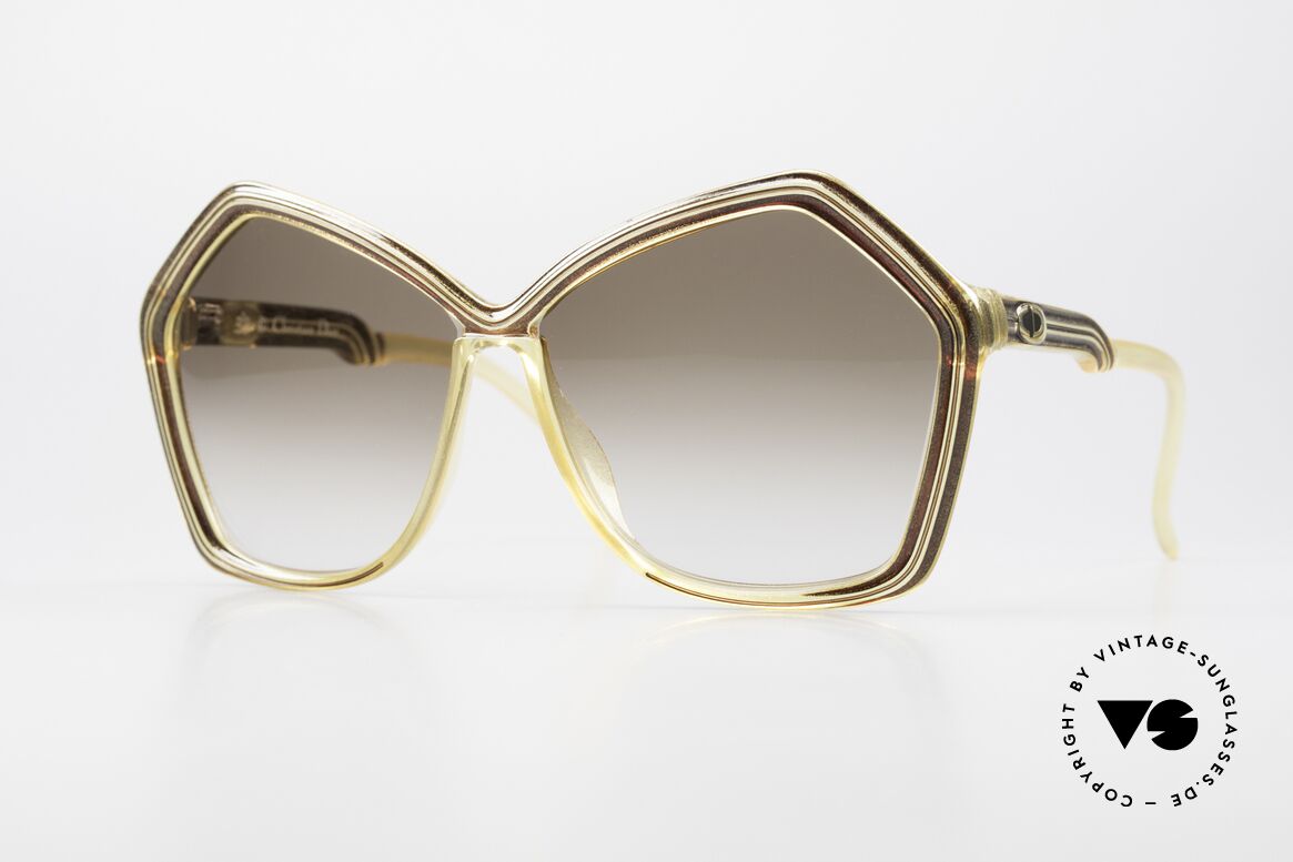 Christian Dior 2127 XL 70er Damen Sonnenbrille, rare XL 70er Sonnenbrille von Christian Dior, Passend für Damen