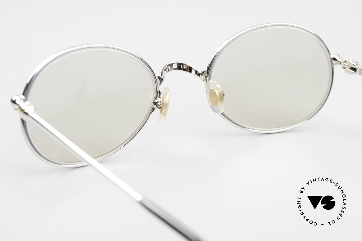 Cartier Saturne Brille Klein Oval Automatikglas, Größe: small, Passend für Herren und Damen