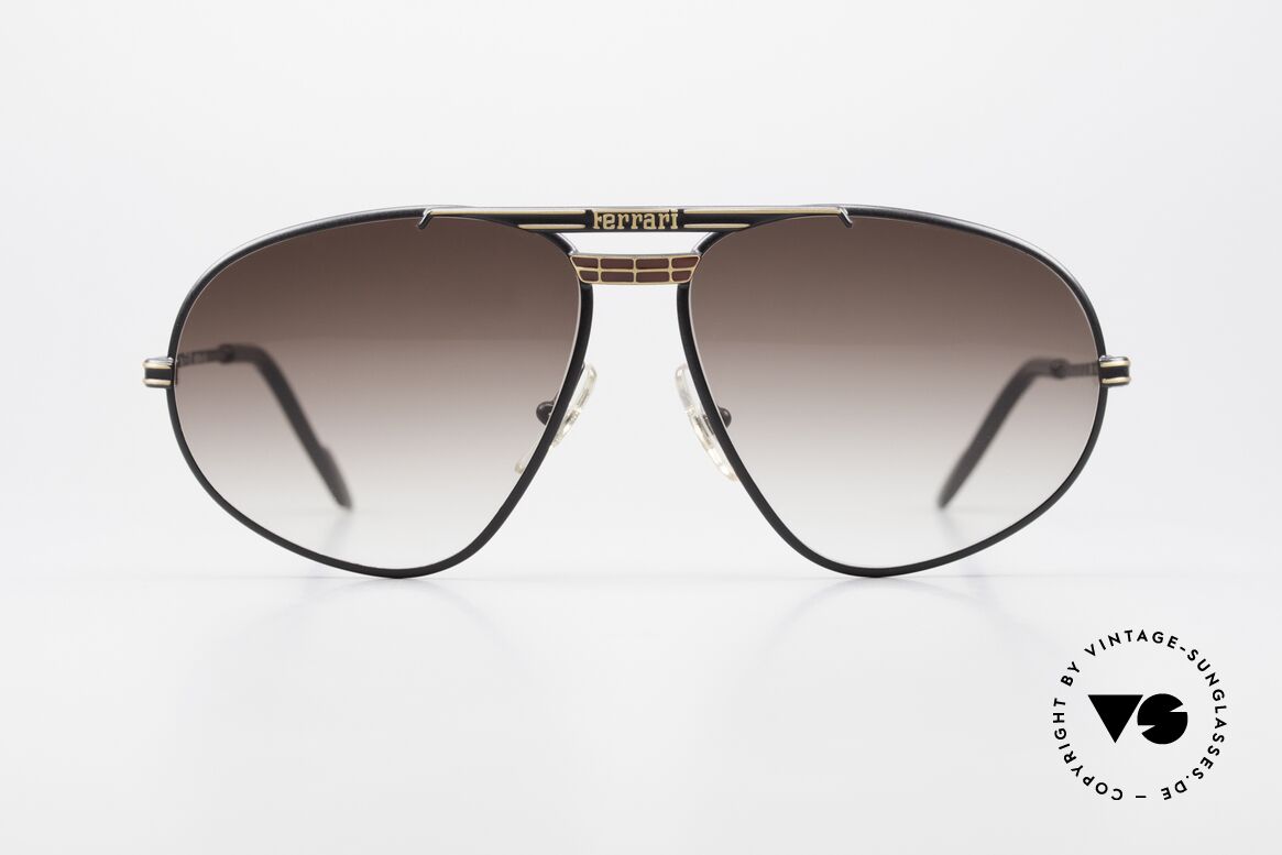 Ferrari F12 Retro Brille Altes 90er Original, vintage Ferrari Designer-Sonnenbrille aus den 90ern, Passend für Herren