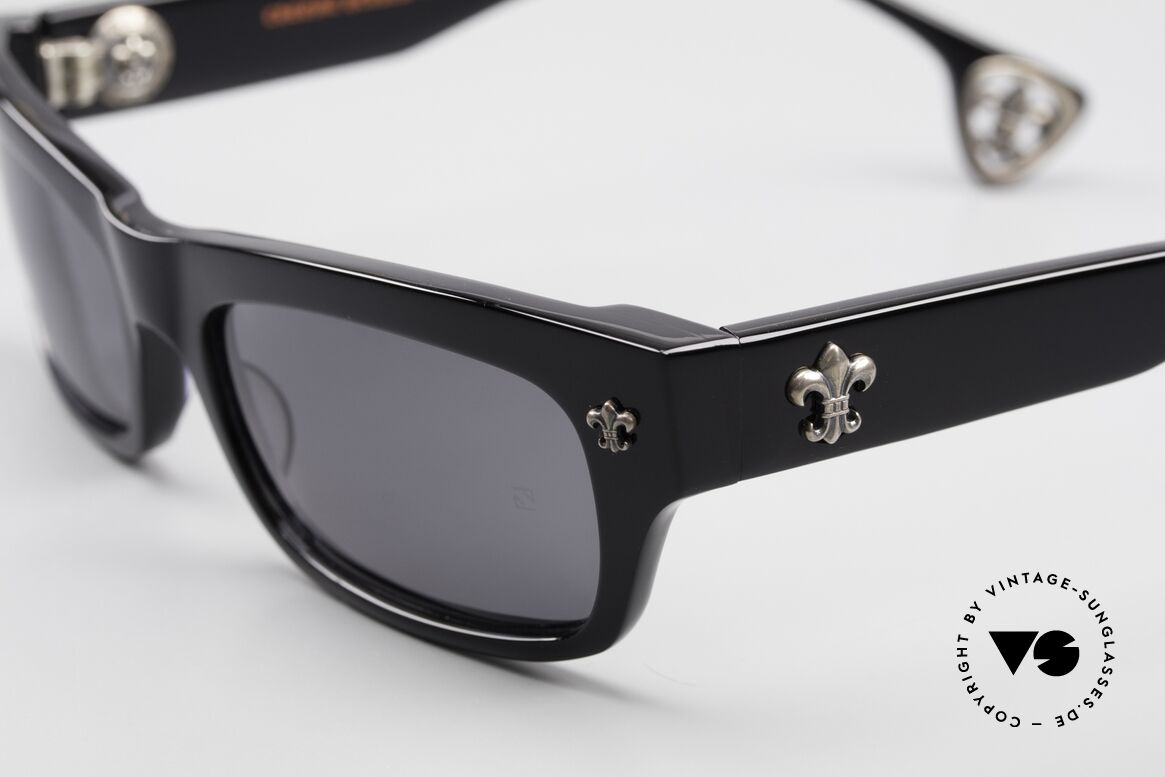 Chrome Hearts Drilled Rockstar Luxus Sonnenbrille, herausragende Handwerkskunst (made in Japan), Passend für Herren und Damen