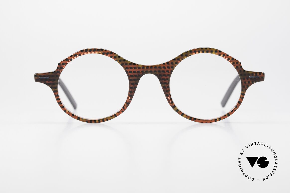 Theo Belgium Brambor Azetat Metall Designerbrille, eine Damen- und Herrenbrille gleichermaßen!, Passend für Herren und Damen