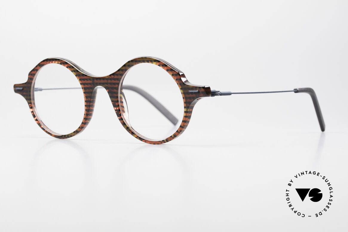 Theo Belgium Brambor Azetat Metall Designerbrille, großartiges Brillendesign und Rahmen-Muster, Passend für Herren und Damen