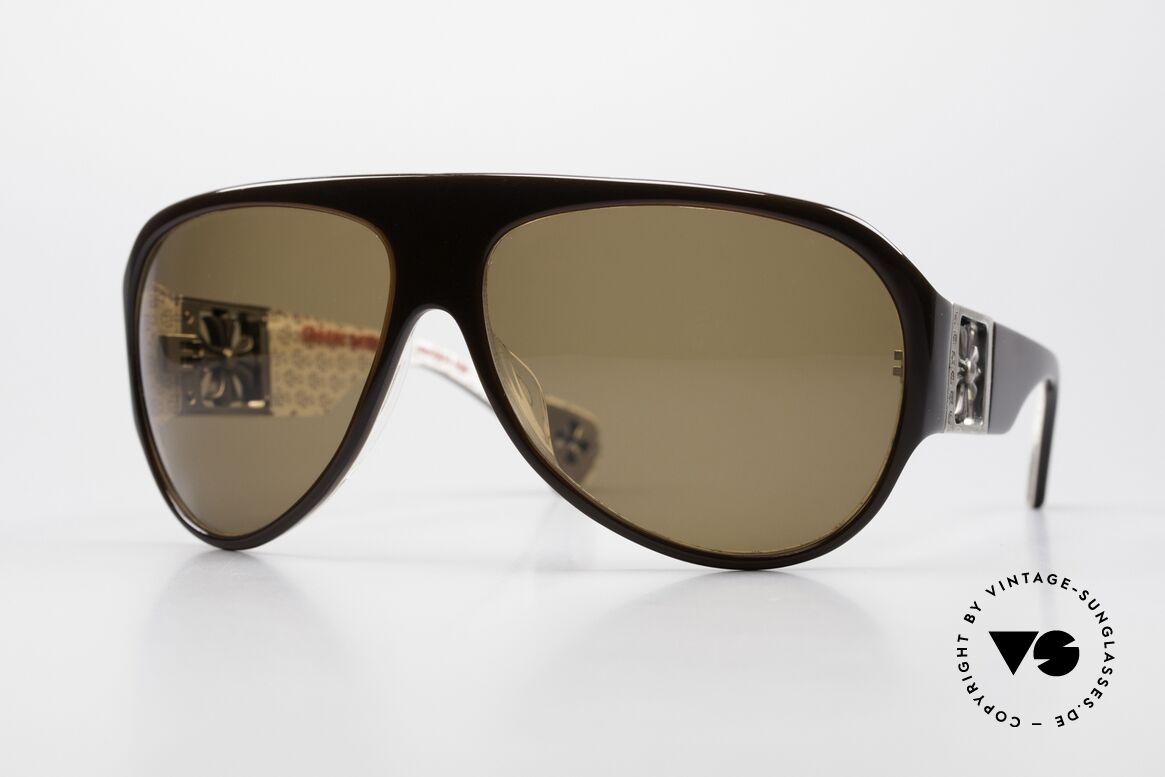 Chrome Hearts Erected Rockstar Aviator Sonnenbrille, Chrome Hearts Sonnenbrille; Modell Erected!, Passend für Herren und Damen