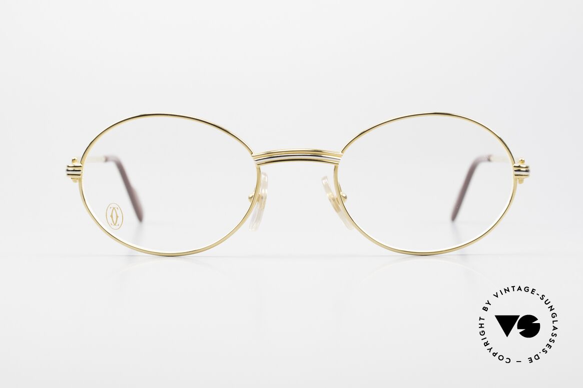 Cartier Saint Honore Sehr seltene 53er Large Größe, ovale VINTAGE Cartier Brillenfassung von circa 1998, Passend für Herren und Damen
