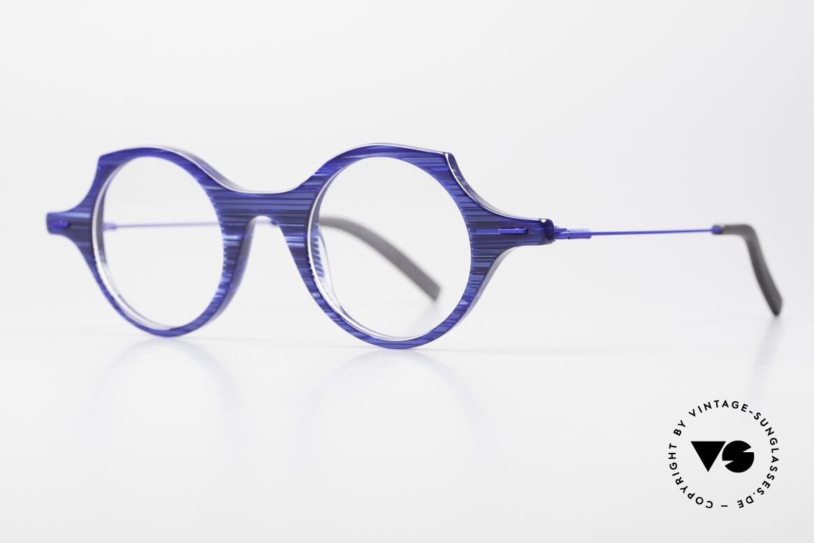 Theo Belgium Patatas Designerbrille Kunstbrille Crazy, großartiges Brillendesign mit Federscharnieren, Passend für Herren und Damen