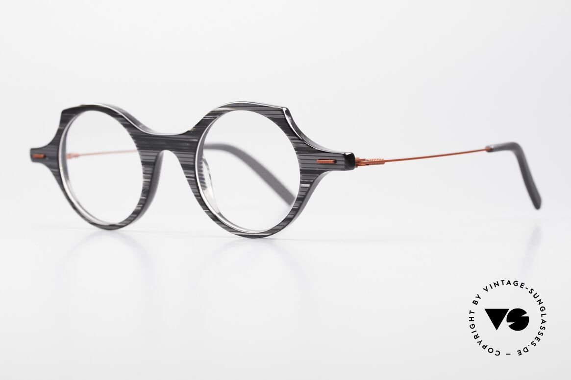 Theo Belgium Patatas Crazy Kunstbrille Designerbrille, großartiges Brillendesign mit Federscharnieren, Passend für Herren und Damen