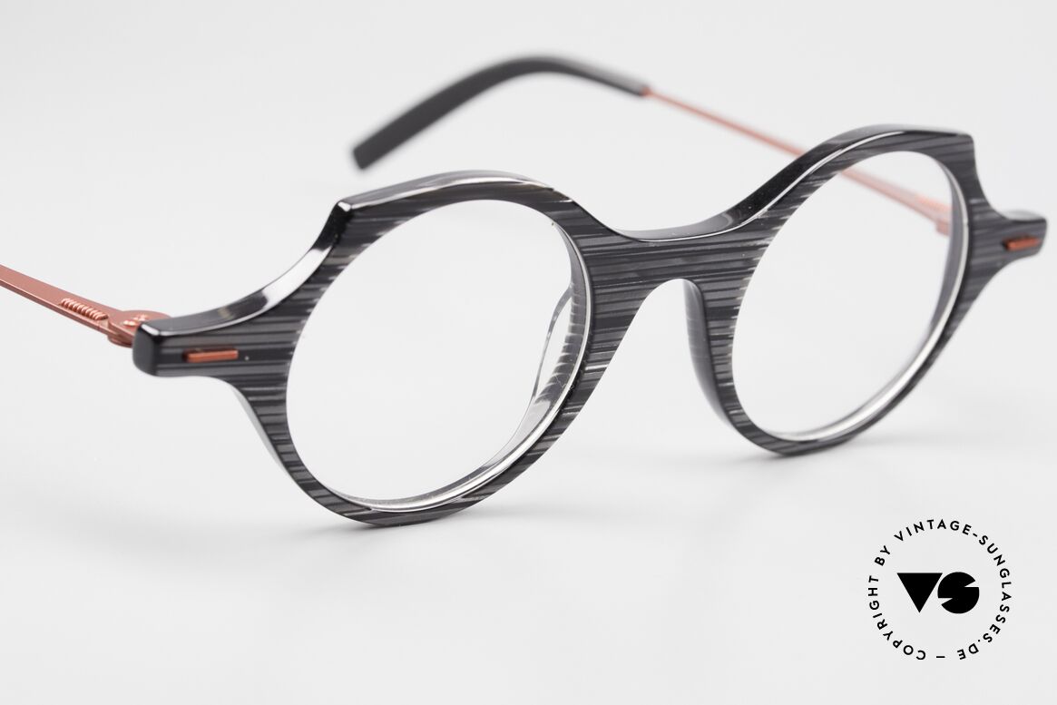 Theo Belgium Patatas Crazy Kunstbrille Designerbrille, ungetragen; wie alle unsere vintage Theo Brillen, Passend für Herren und Damen