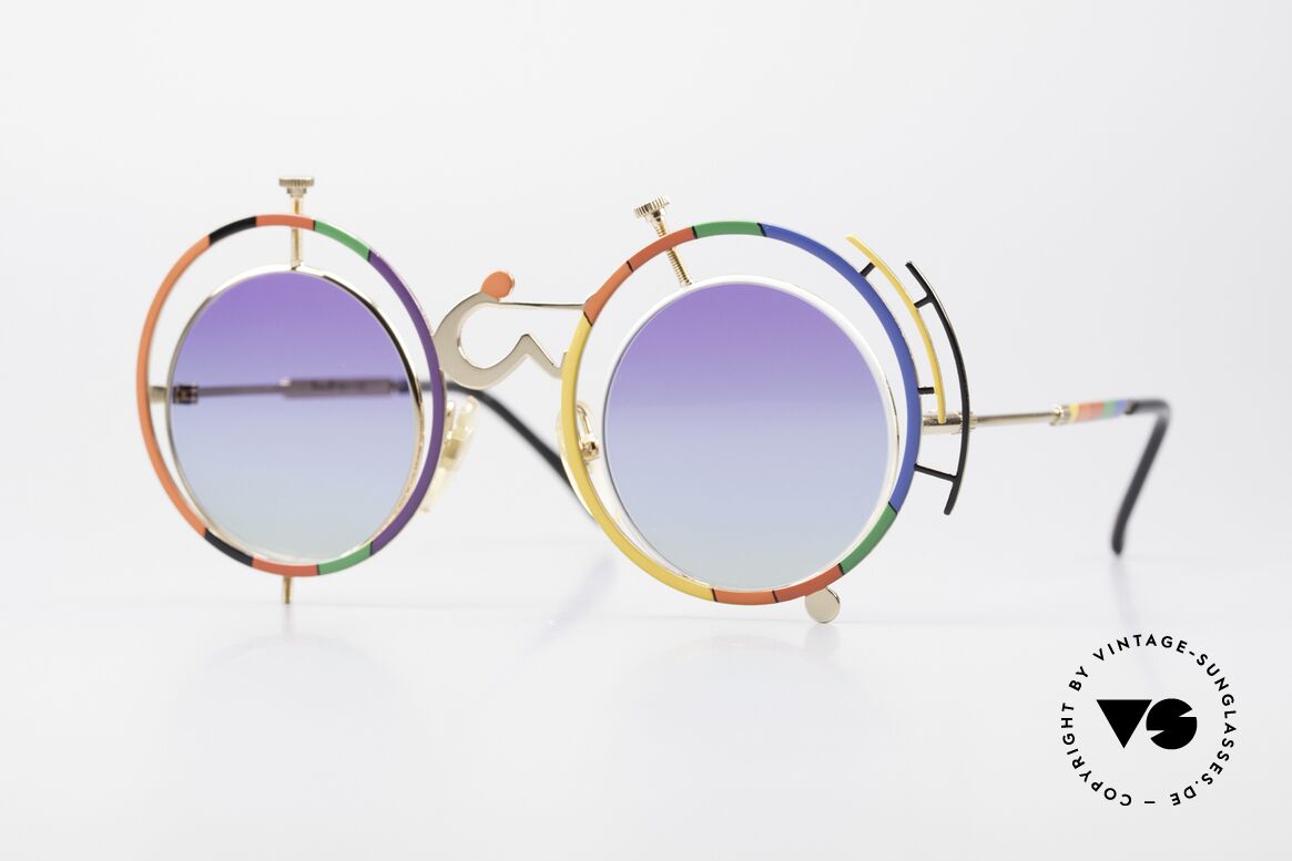 Casanova SC3 Stillstand der Zeit Simbolismo, vintage 80er Jahre Kunst-Designerbrille von Casanova, Passend für Herren und Damen